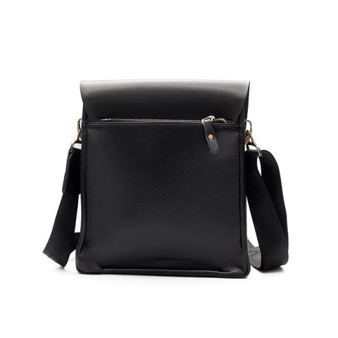 Men's Polo Leather Crossbody Bag - Casual Shoulder Bag Frugal Finds Galore