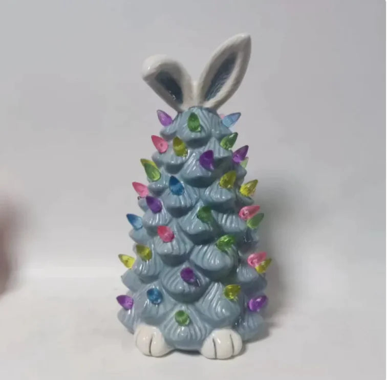 Easter Bunny Ceramic Tree Ornaments