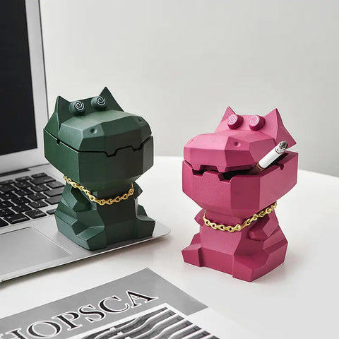 Creative Cute Covered Ashtray for Home and Office Frugal Finds Galore
