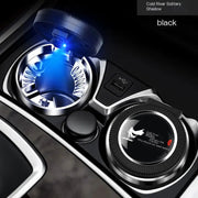 Multifunctional Car Ashtray with LED Light and Metal Core Frugal Finds Galore