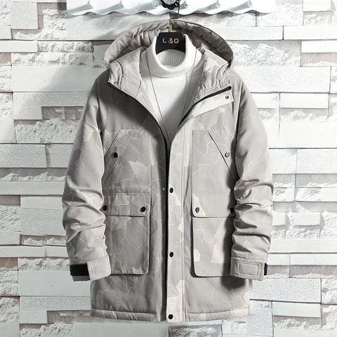 Men's Camouflage Hooded Warm Jacket for Fall/Winter Frugal Finds Galore