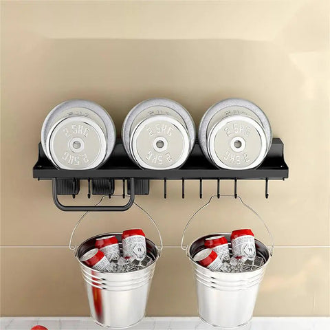 Wall-mounted Multi-function Kitchen Rack for Utensils Frugal Finds Galore