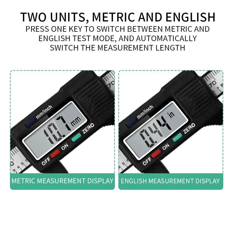 Digital Caliper Micrometer Electronic Measuring Ruler