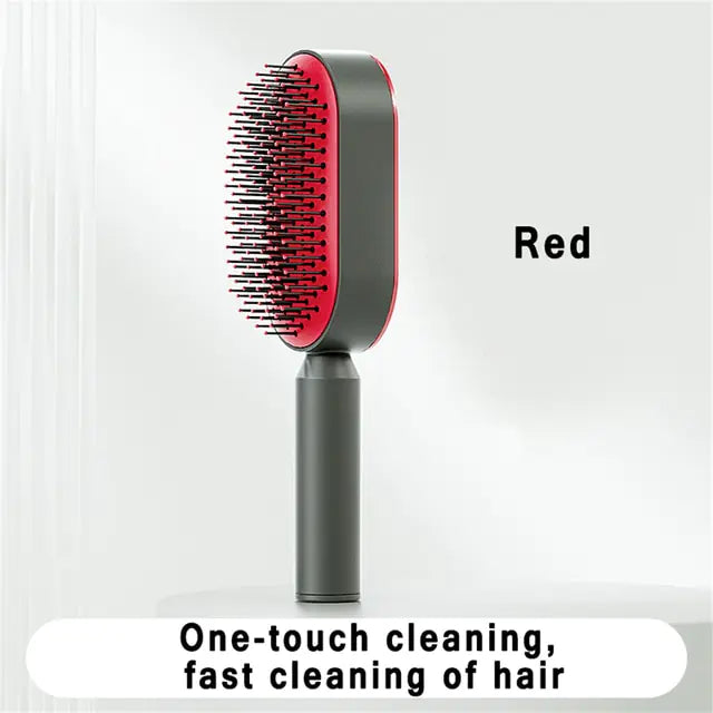 Self Cleaning Hair Comb Professional Detangling