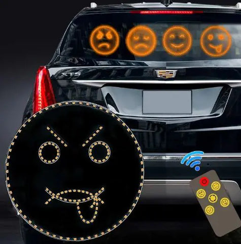 Car LED Indicator Light Smile Rear Window Frugal Finds Galore