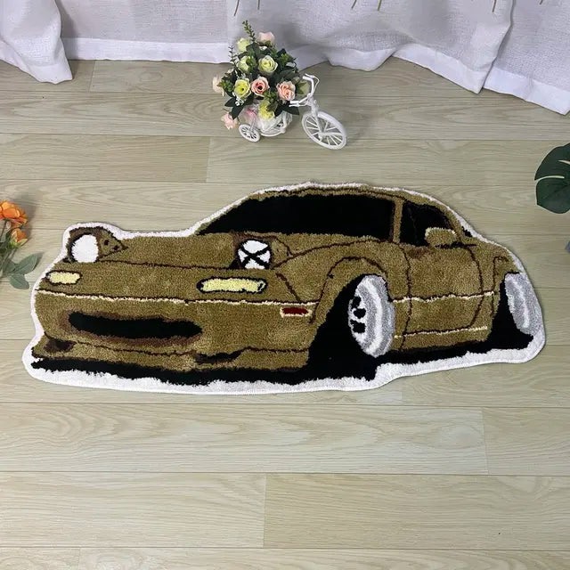 Alfombra de carreras de coches de moda