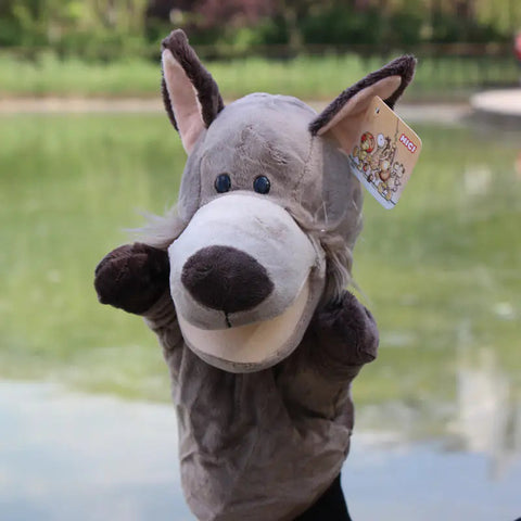 Plush Cartoon Animal Puppets for Early Education Frugal Finds Galore