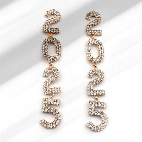 Women's Tassel Full Diamond Rhinestone 2025 Long Pendant Earrings Frugal Finds Galore