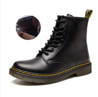 Low-Heeled Leather Martin Boots Frugal Finds Galore