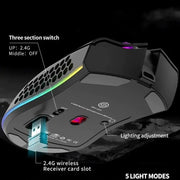 Rechargeable Wireless RGB Gaming Mouse for PC Frugal Finds Galore