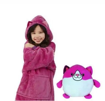 Children's Wearable Blanket Hoodie