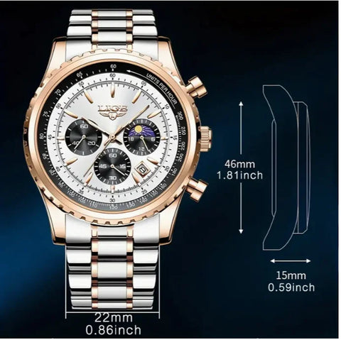 Lunar Elite Quartz Watch Frugal Finds Galore