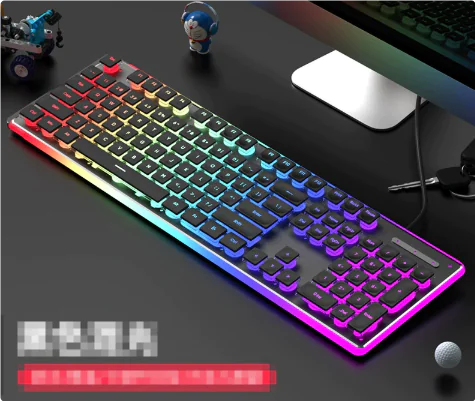 Ergonomic Mechanical Keyboard with RGB Backlight Frugal Finds Galore