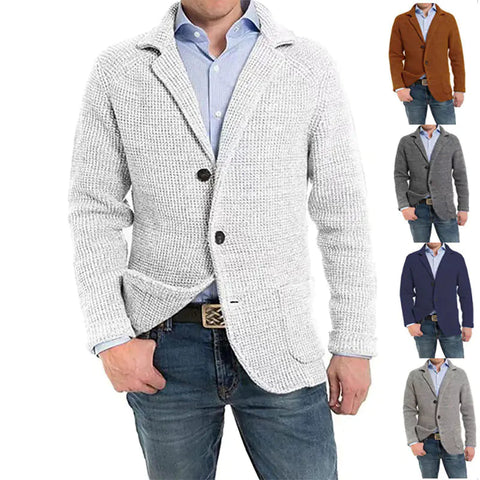 Men's Casual Knitted Cardigan Sweater Frugal Finds Galore