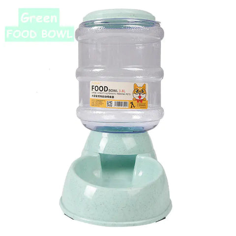 3.8L Gravity Pet Food Feeder & Water Dispenser Bowl Frugal Finds Galore