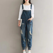 Embroidered Ripped Denim Overalls and Joggers Frugal Finds Galore