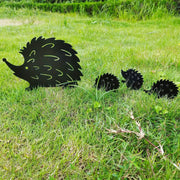 Metal Hedgehog Garden Yard Sign Stake Ornament Frugal Finds Galore