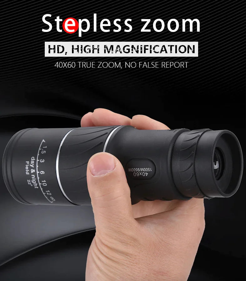 Monocular Binoculars With Night Vision