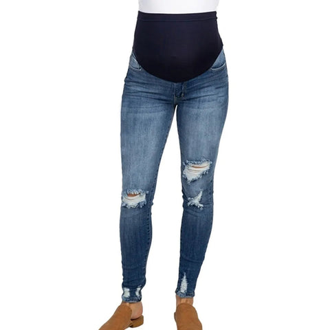 Maternity Ripped Jeans Frugal Finds Galore