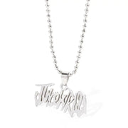 Rapper Letter Necklace Frugal Finds Galore