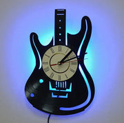 Vinyl Clock - Music Instrument Series Wall Decor Frugal Finds Galore