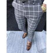Men's Checkered Business Trousers Frugal Finds Galore