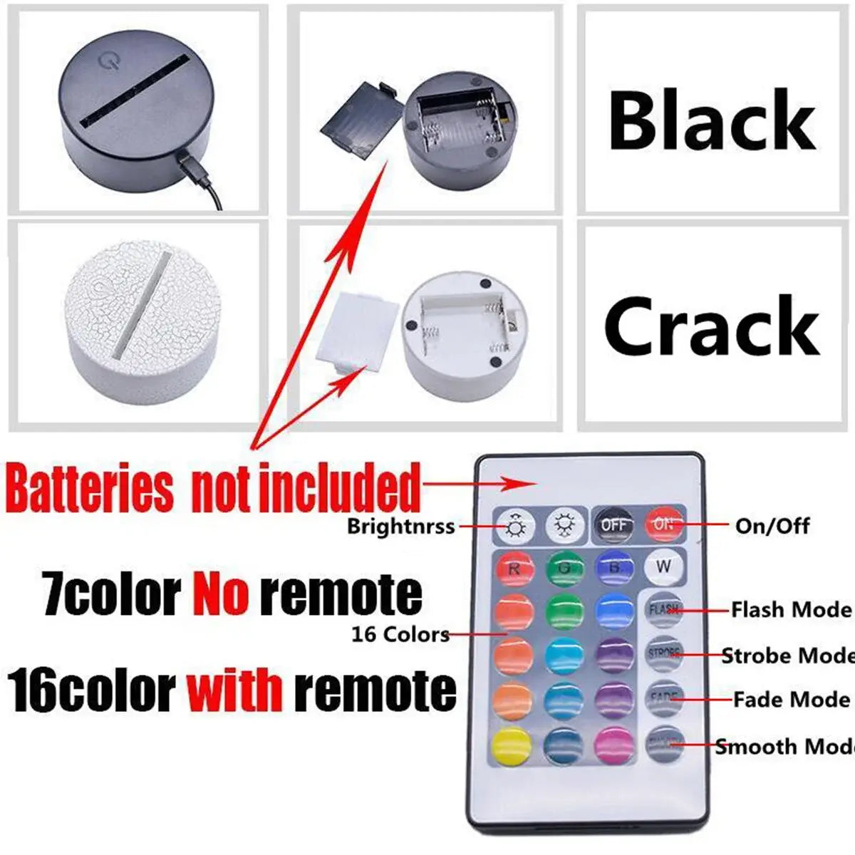 3D LED Gaming Lamp