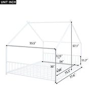 Full Size Metal Household Bed Frugal Finds Galore