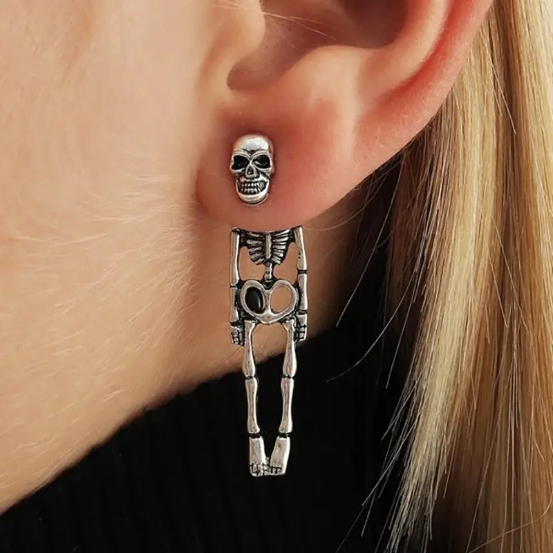 Ghostly Skull Earrings