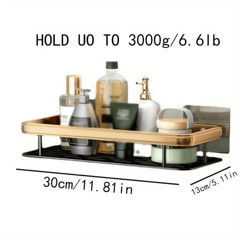 Wall Mounted Shower Caddy - No Drilling Organizer Frugal Finds Galore