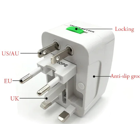 Universal Travel Adapter with Multiple Functions Frugal Finds Galore