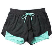 Women's Yoga Fitness Shorts: Elastic Running Leggings with Breathable Mesh Panels Frugal Finds Galore