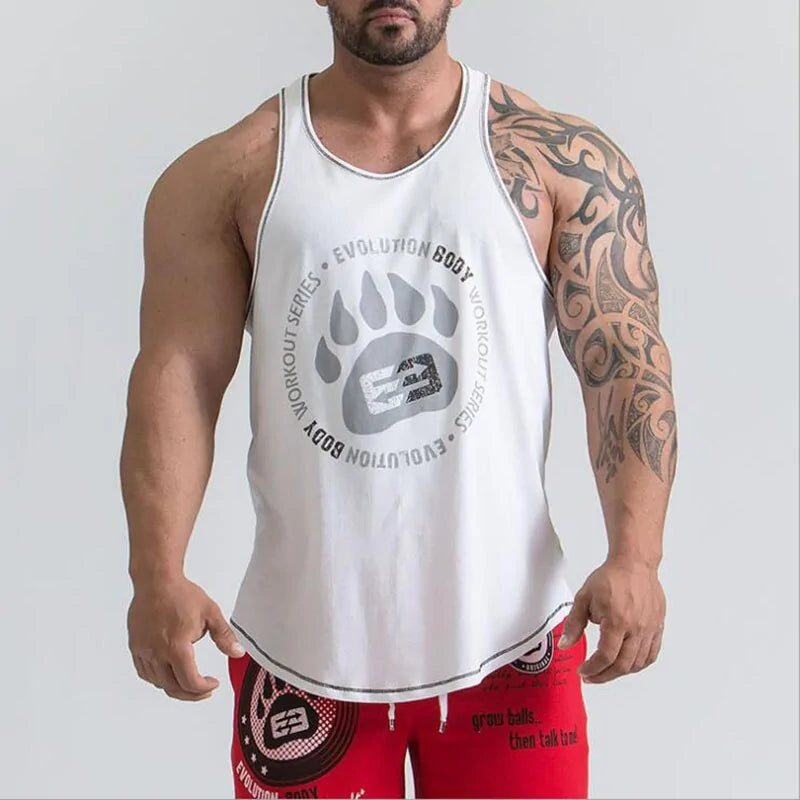 Men's Bodybuilding Stringer Tank Tops