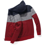 Casual Men's Hooded Fleece Warm Sweater Frugal Finds Galore