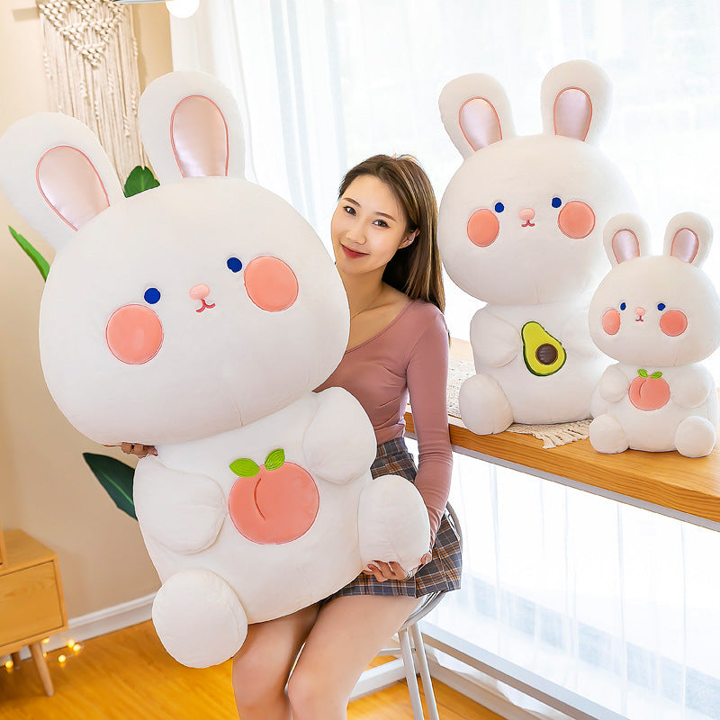 Cartoon Fruit Dumb Rabbit Plush Toy Doll