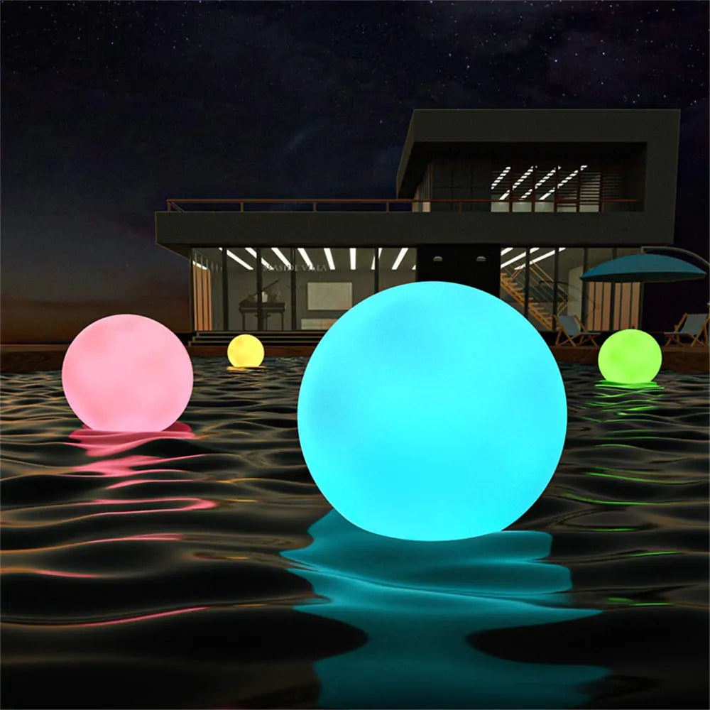 Solar Swimming Pool Balls Color Changing