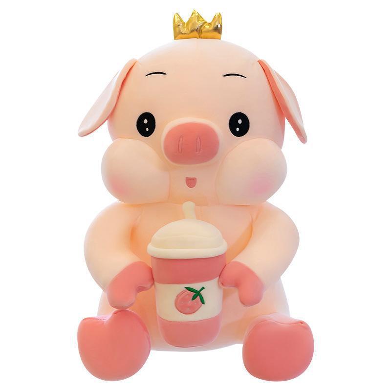 Creative Baby Bottle Rabbit Doll Cute Plush Toy