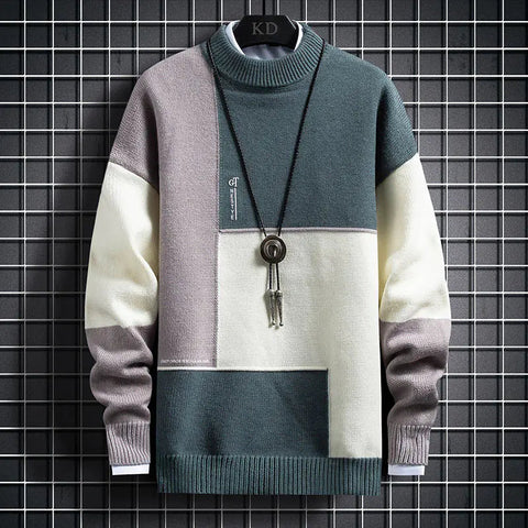 Men's Fashion Loose Knit Sweater Frugal Finds Galore