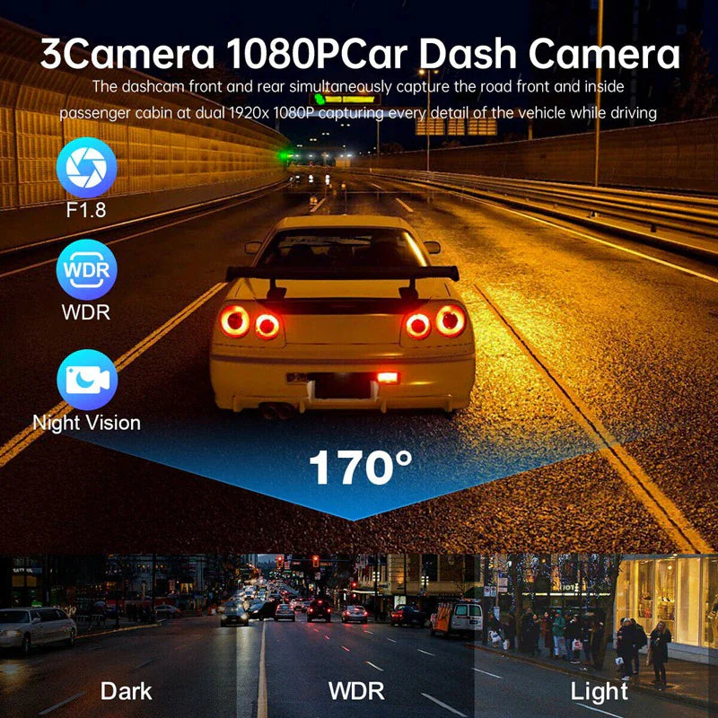 Car Dual Lens Dash Cam