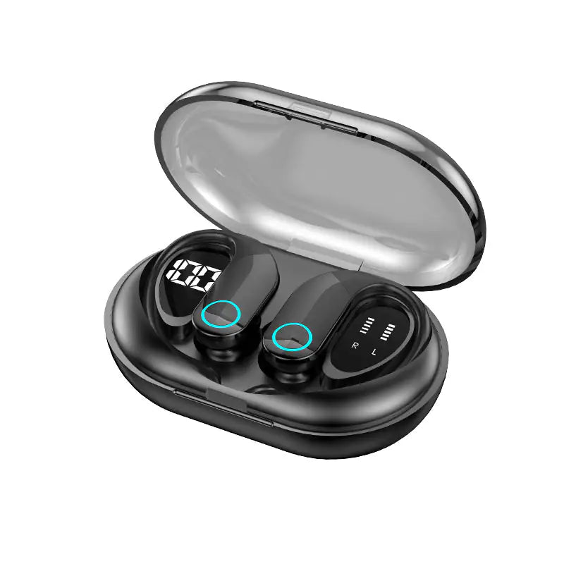 High Power Digital Display Bluetooth Over Earphones