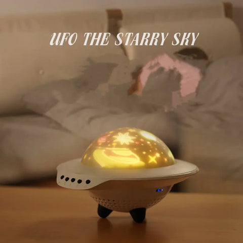 UFO Projector Music Starry Night Light with Bluetooth Frugal Finds Galore