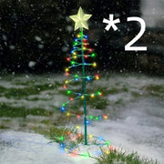 Christmas Tree Decoration Outdoor Courtyard Lighting Frugal Finds Galore