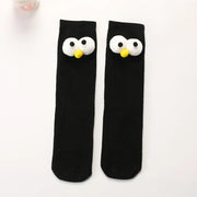 Knee-length Doll Socks with Big Eyes Design Frugal Finds Galore