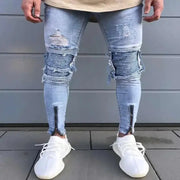 New Jeans Men's Motorcycle Pants with durable protection and stylish design.