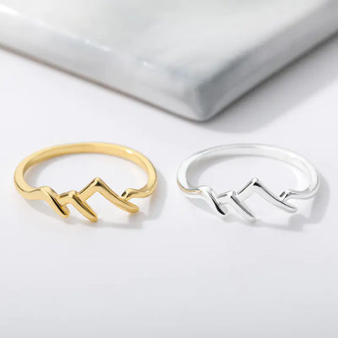 Simple Mountain Peak Creative Ring Frugal Finds Galore
