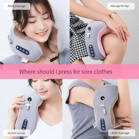 U-shaped Neck Massager for Shoulder and Cervical Relief Frugal Finds Galore