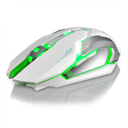 Mouse Wireless Rechargeable Notebook Desktop Home Office Universal Game Mute Luminous Frugal Finds Galore