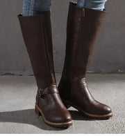 Men's Casual Fashion Mid-Tube Flat-Bottomed Wedge Boots Frugal Finds Galore