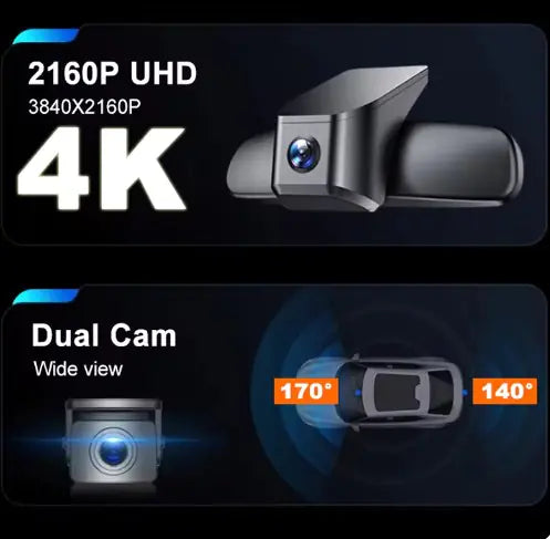 Dash Camera
4K
Dual Camera
Protection
Security
Automotive
Wide View