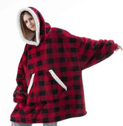 Oversized Hoodie Blanket With Sleeves Sweatshirt Frugal Finds Galore